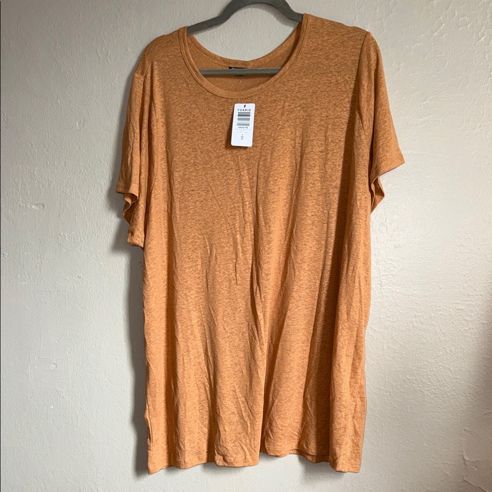 Heathered Orange Short Sleeve T-Shirt